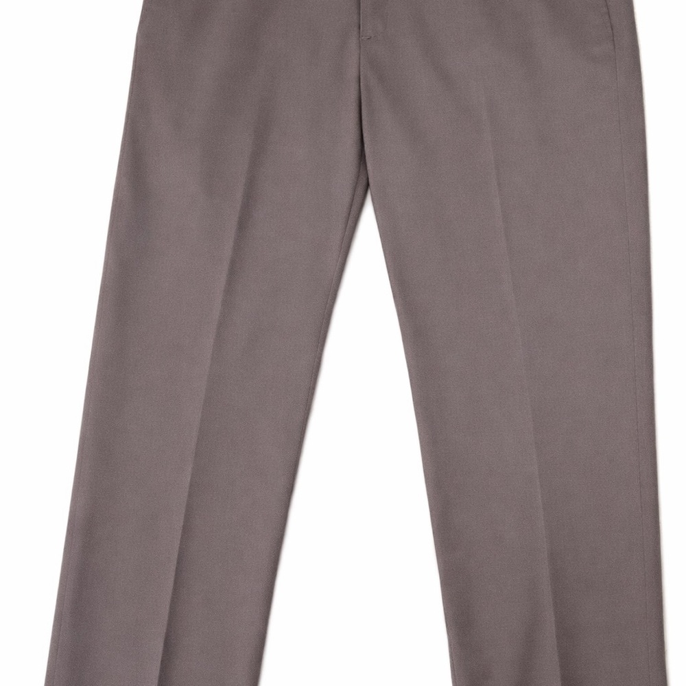 Haggar Iron Free Dark Gray Khakis 34x30 Straight Fit Spring Workwear